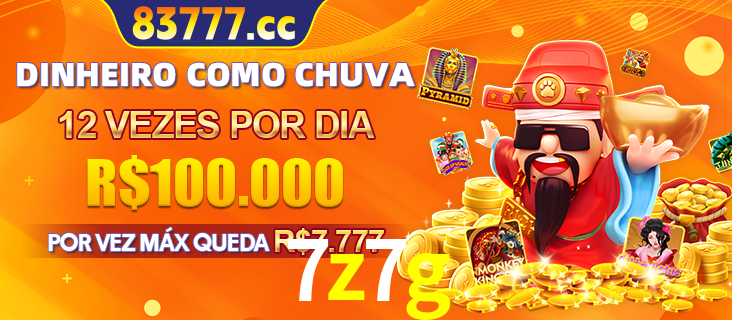 Banner do programa de recompensas Recomende para amigos do 7z7g, detalhando os bônus por convidar amigos, com prêmios que chegam a R$288.888.